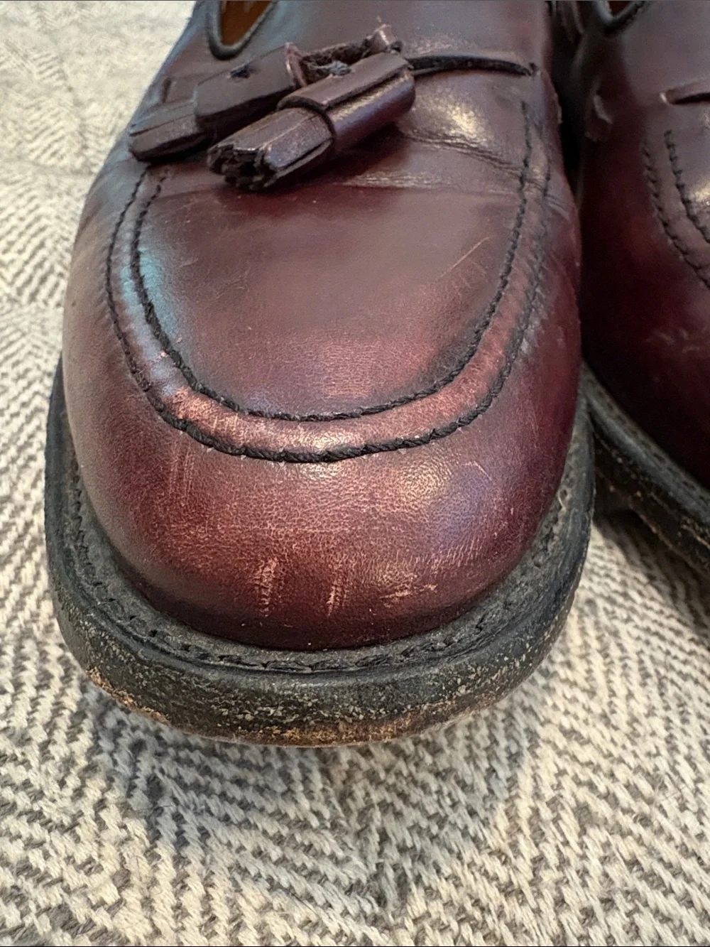 Allen Edmonds Grayson loafers size 10.5 2A